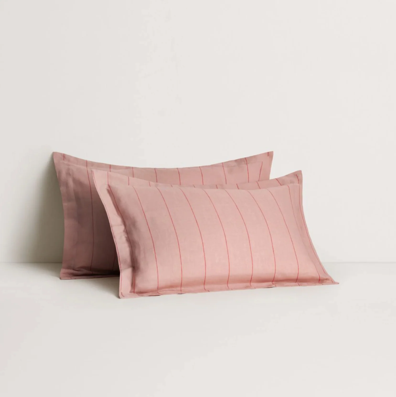 Abbotson Linen Stripe Tailored Pillowcase Pair - Image 3