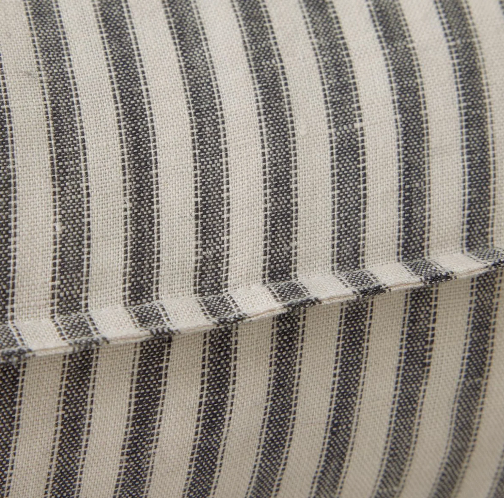 Abbotson Linen Ticking Stripe Breakfast Cushion - Image 4