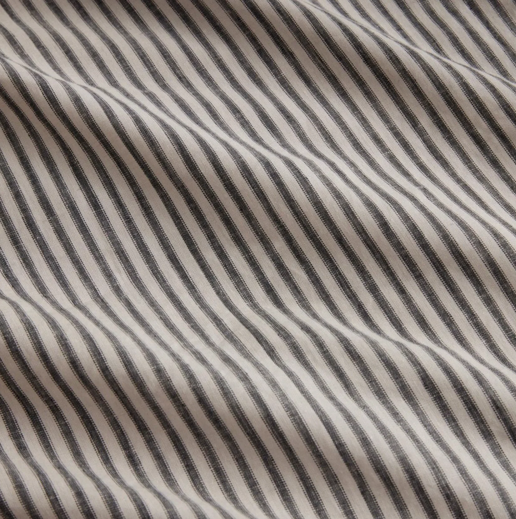 Abbotson Ticking Stripe Tailored Quilt Cover - Image 2