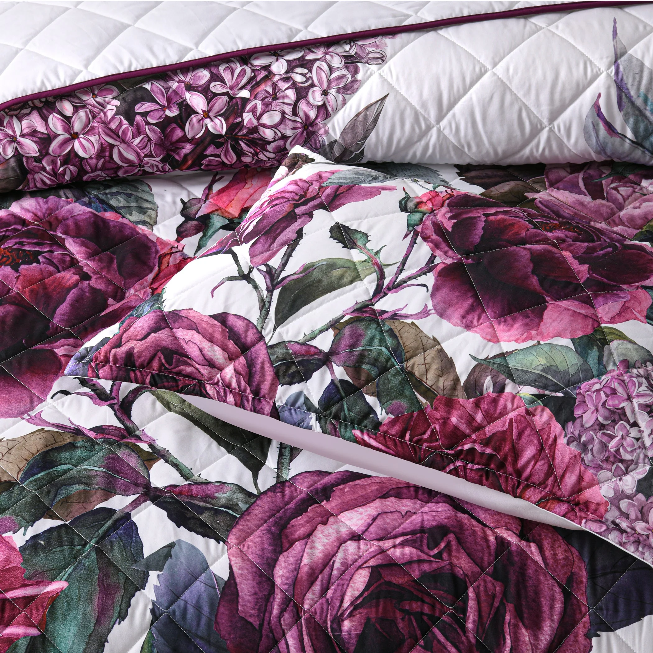 Abigail Bedspread Set Berry - Image 3