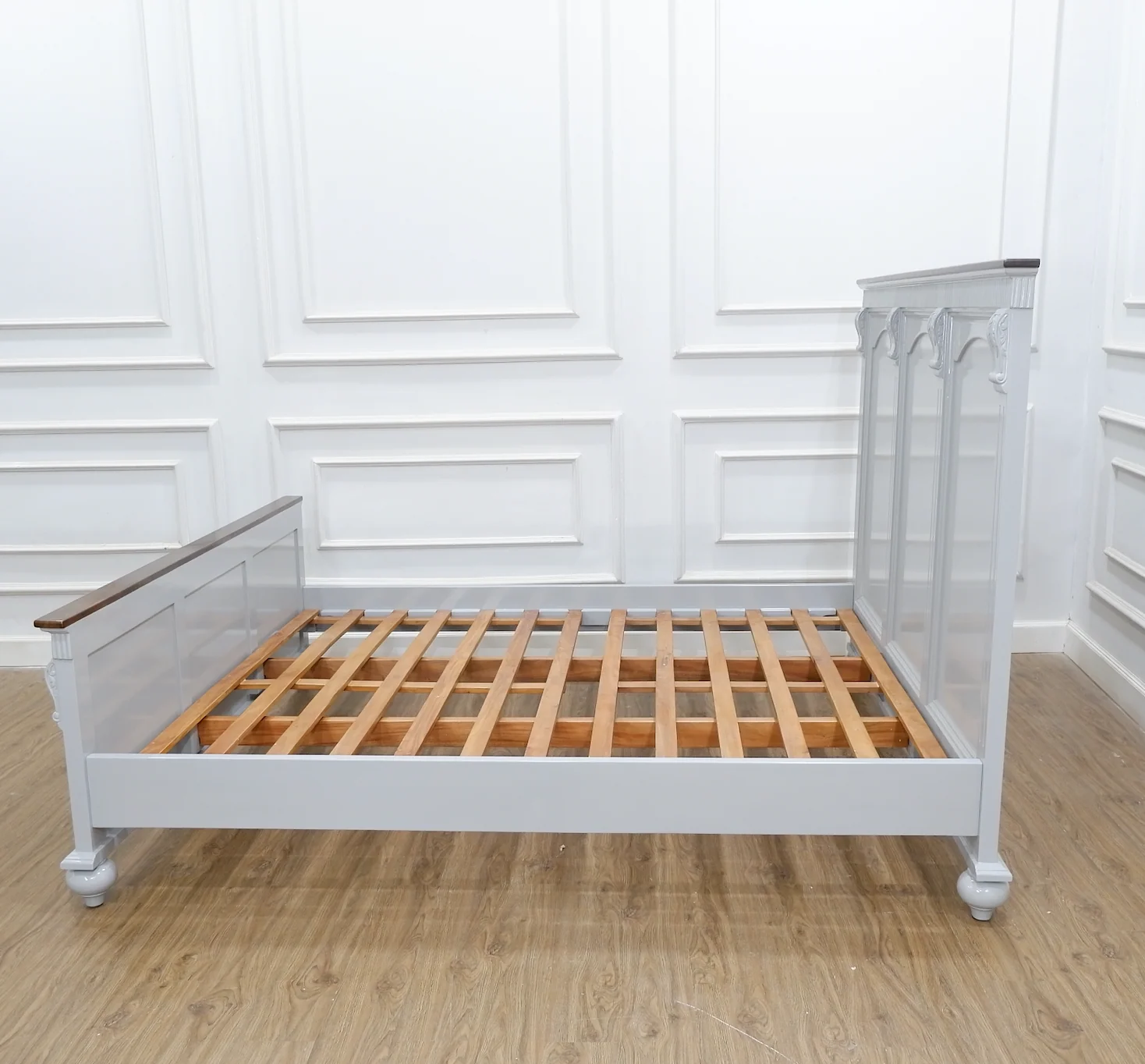 Agathon Wood Bed Frame - Image 4