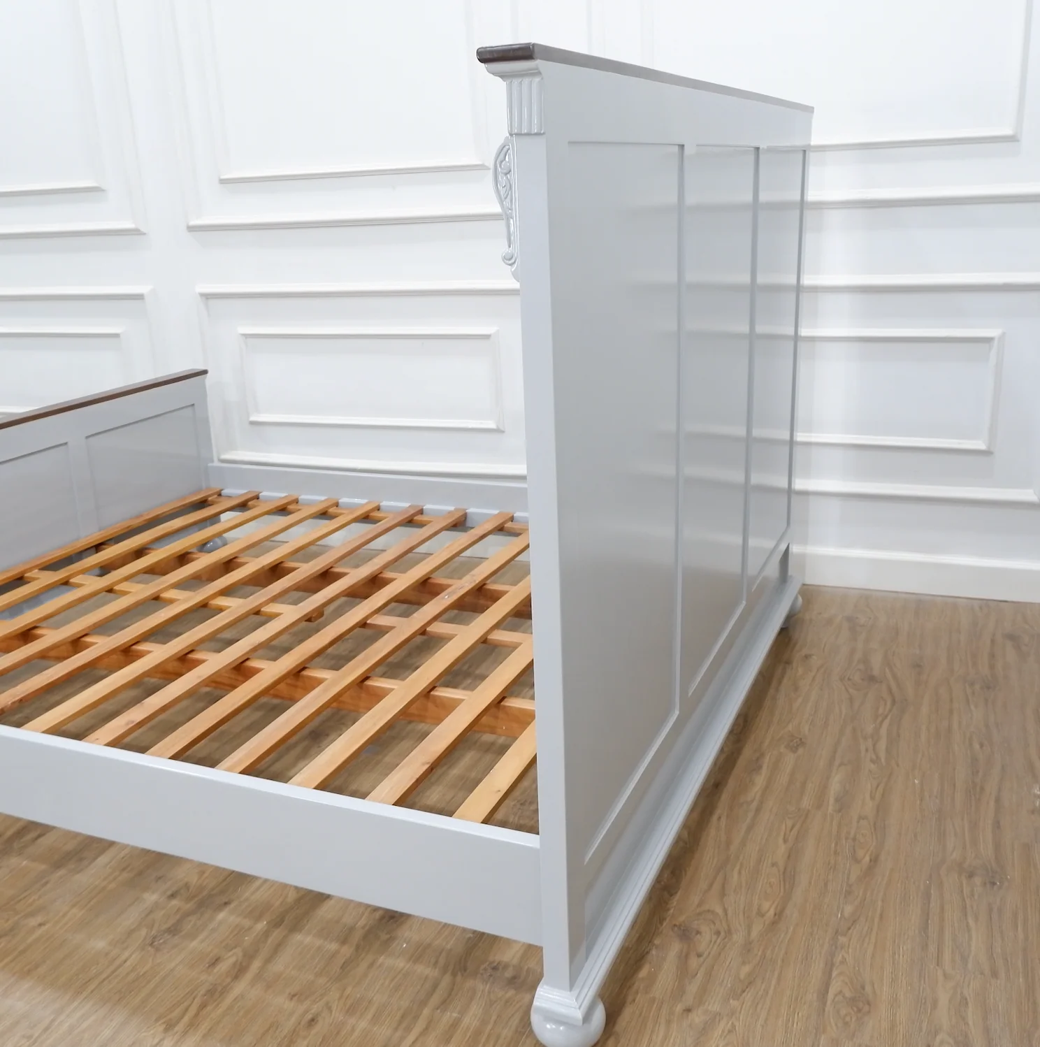 Agathon Wood Bed Frame - Image 6