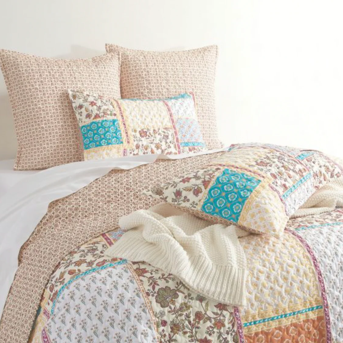 Amber Quilted Reversible Coverlet Set - Image 2