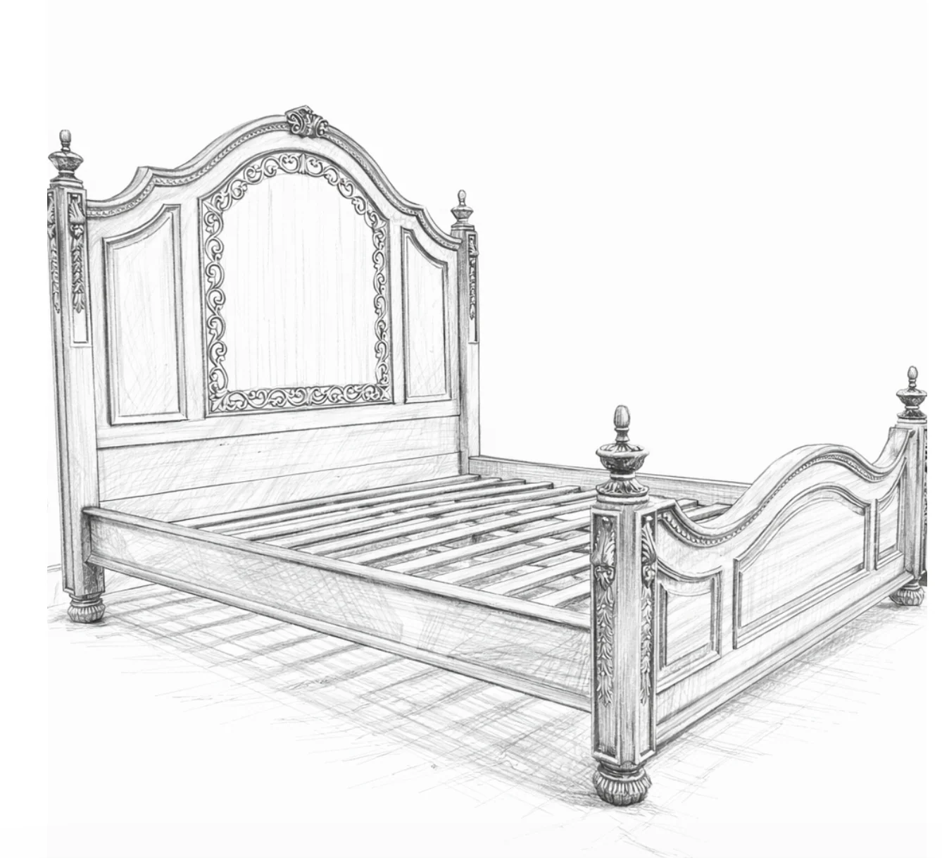 Arthur Wood Bed Frame - Image 6
