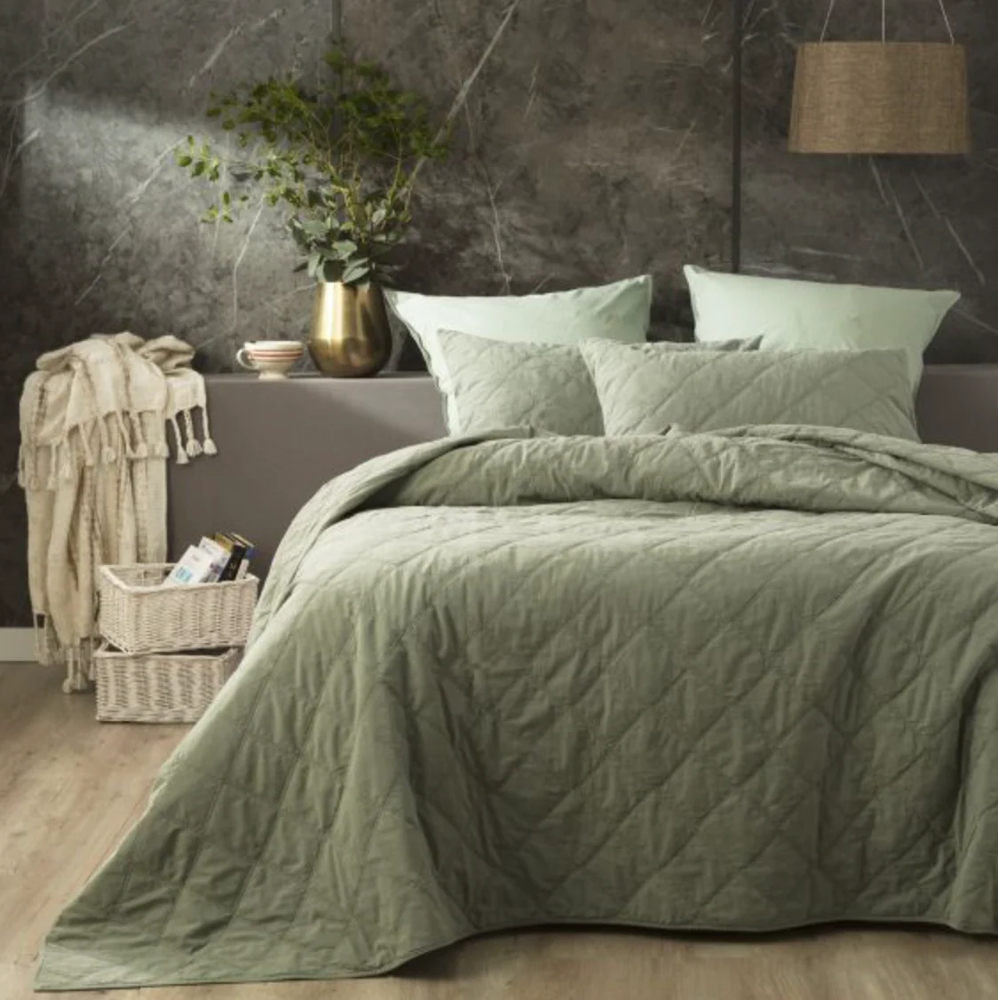 Attwood Vintage Stone Washed Cotton Quilted Coverlet Set - Image 7