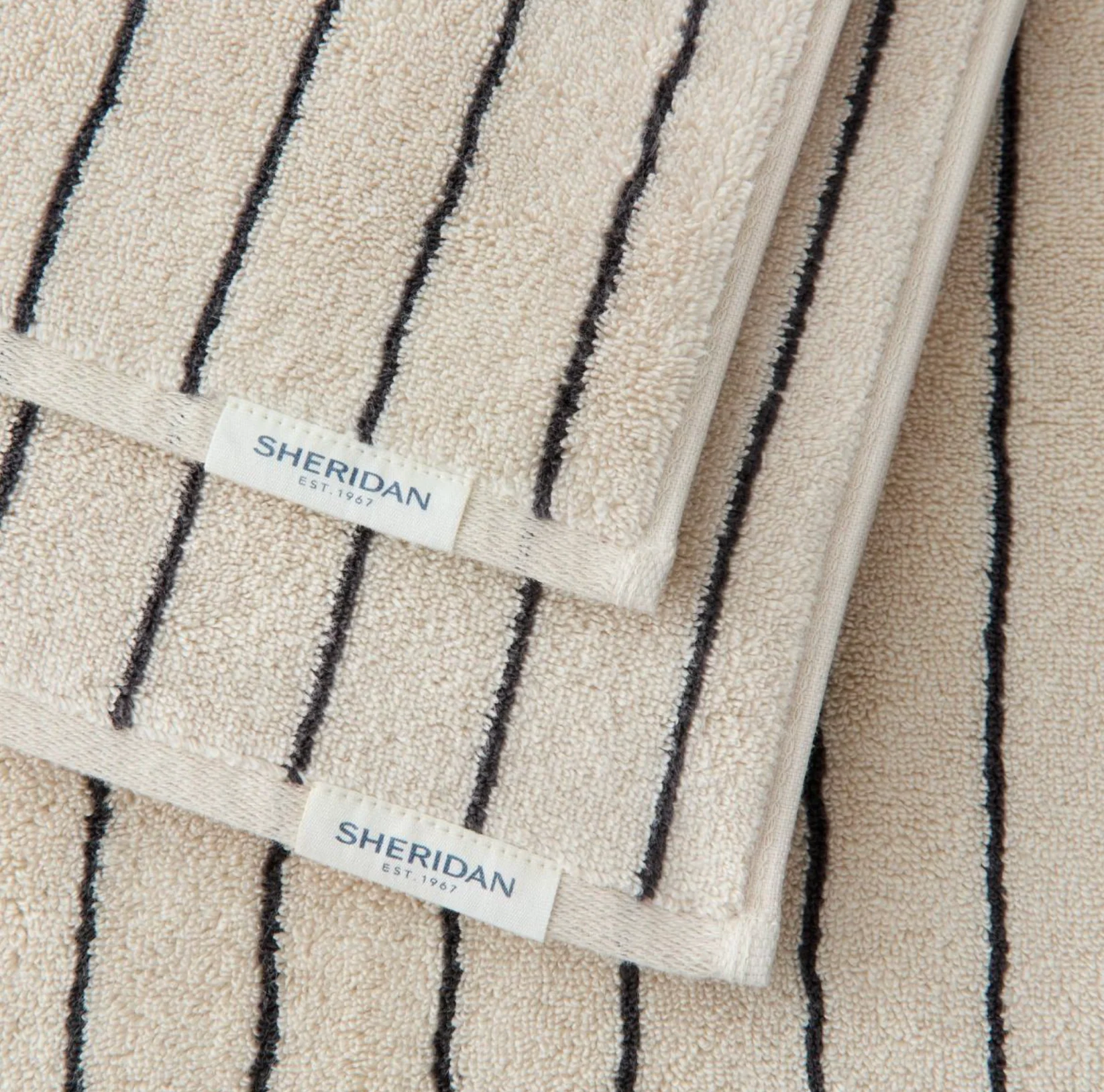 Aven Australian Cotton Stripe Face Washer - Image 10