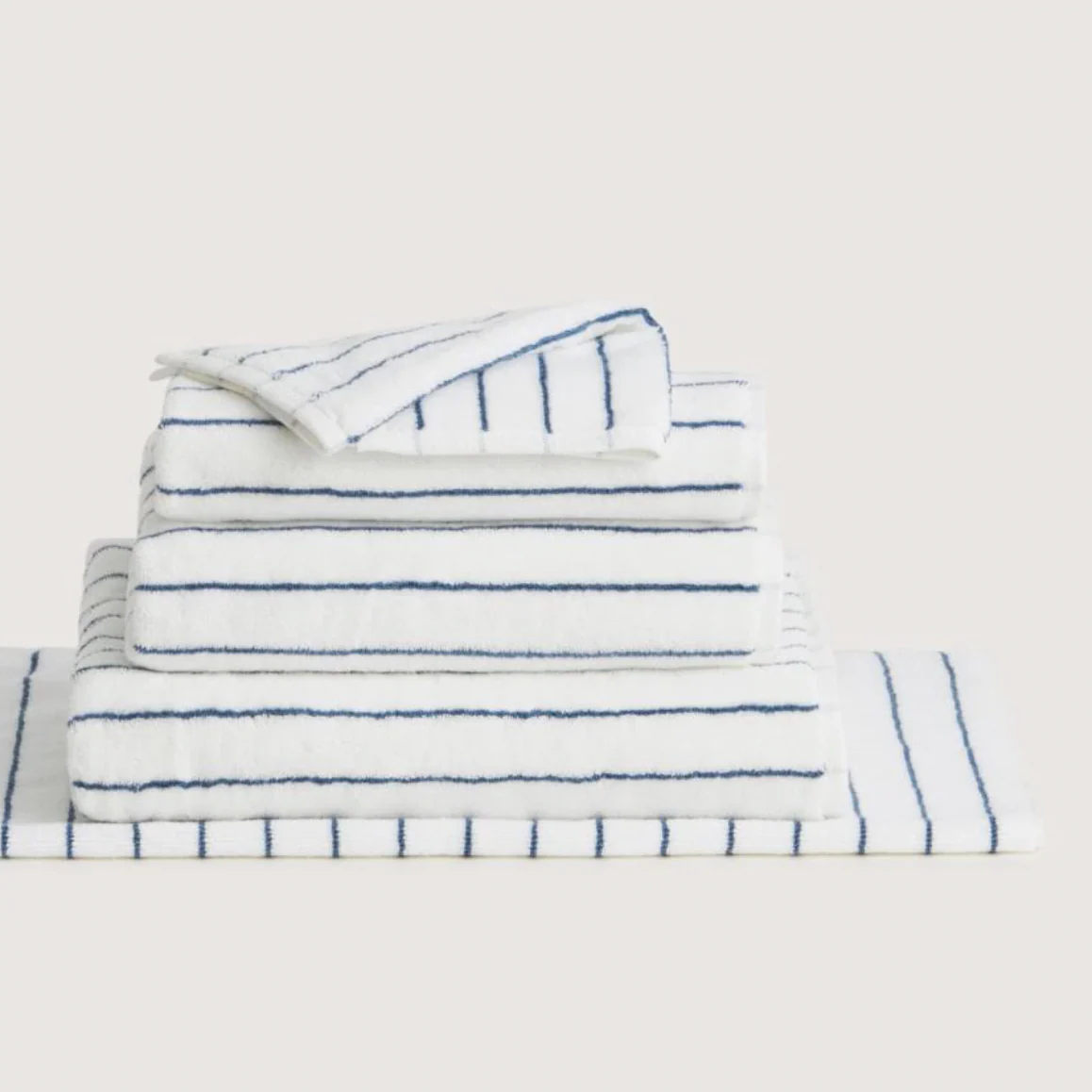 Aven Australian Cotton Stripe Bath Towel - Image 3