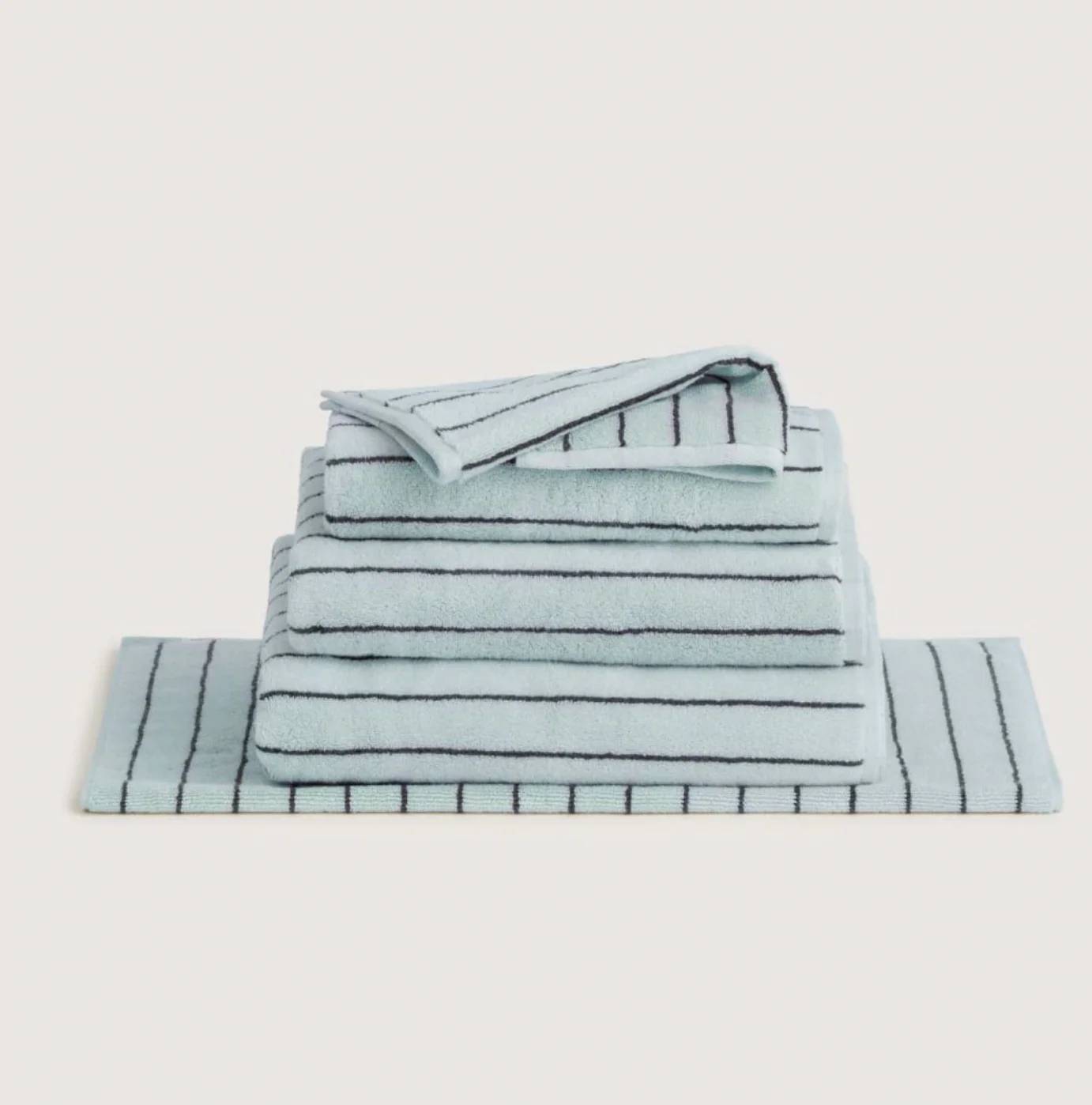 Aven Australian Cotton Stripe Bath Towel - Image 5