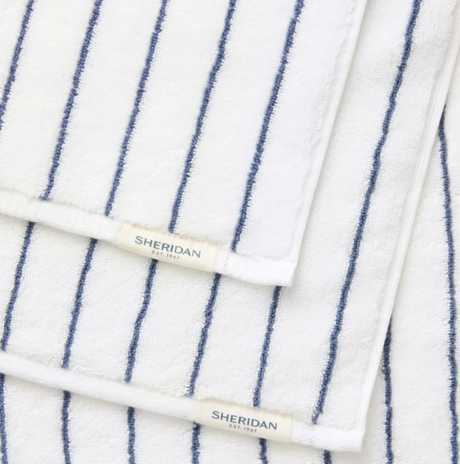 Aven Australian Cotton Stripe Bath Towel - Image 8