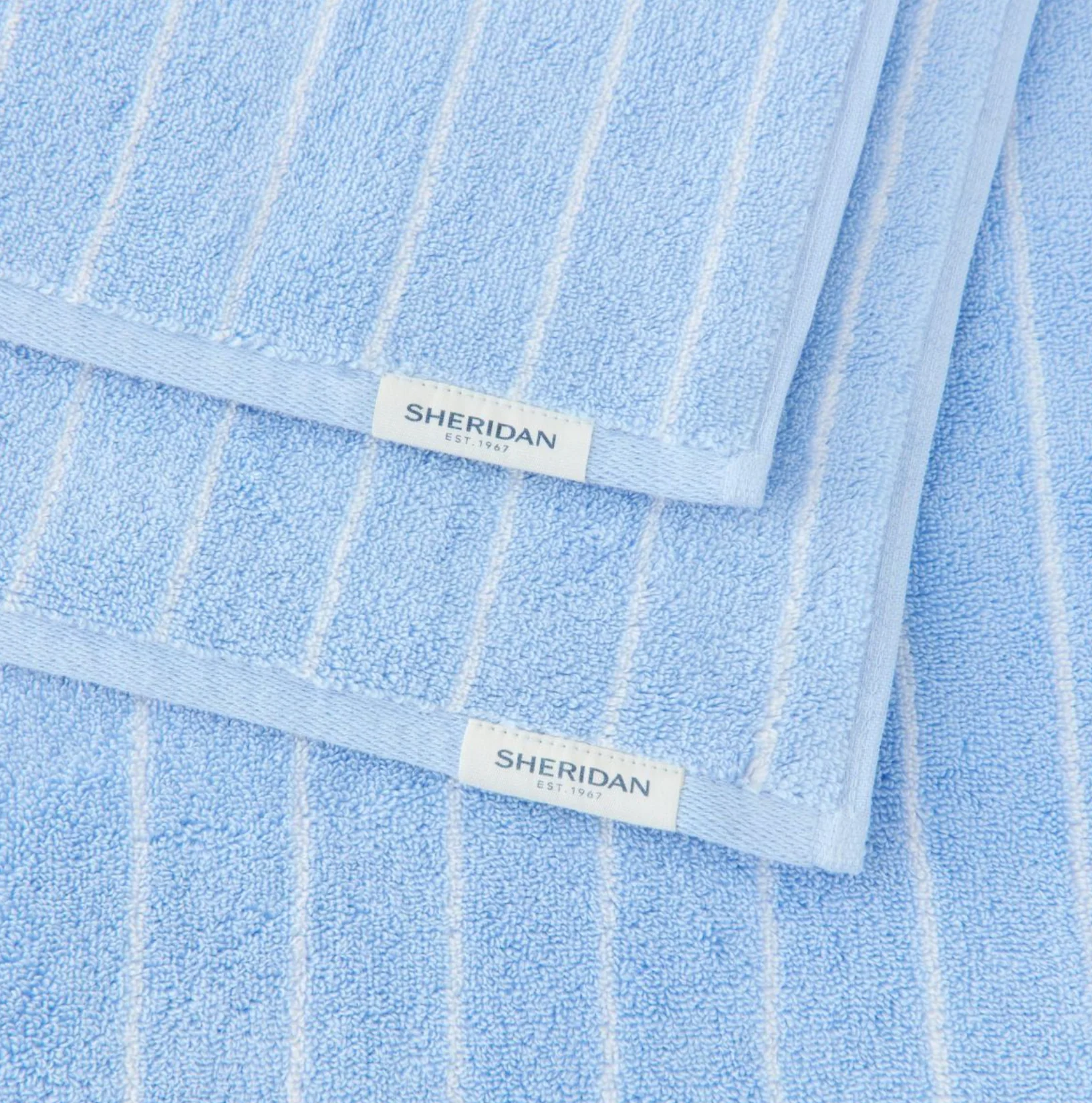 Aven Australian Cotton Stripe Hand Towel - Image 7