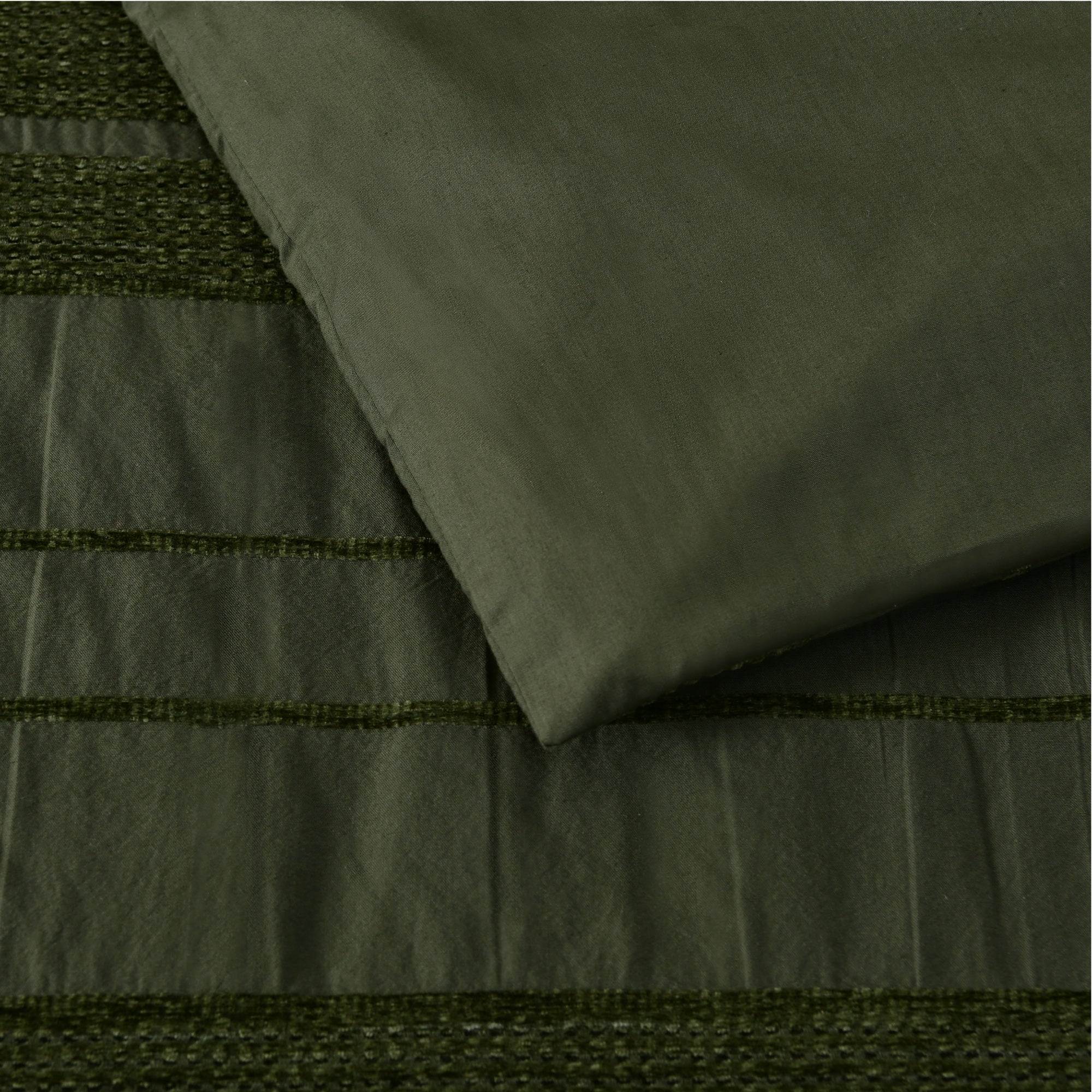 Avery Quilt Cover Set Forest Green - Image 4