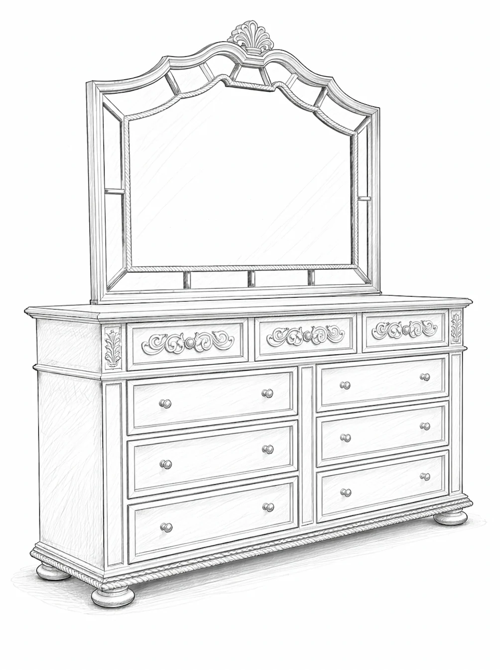 Azha Dressing Table - Image 12