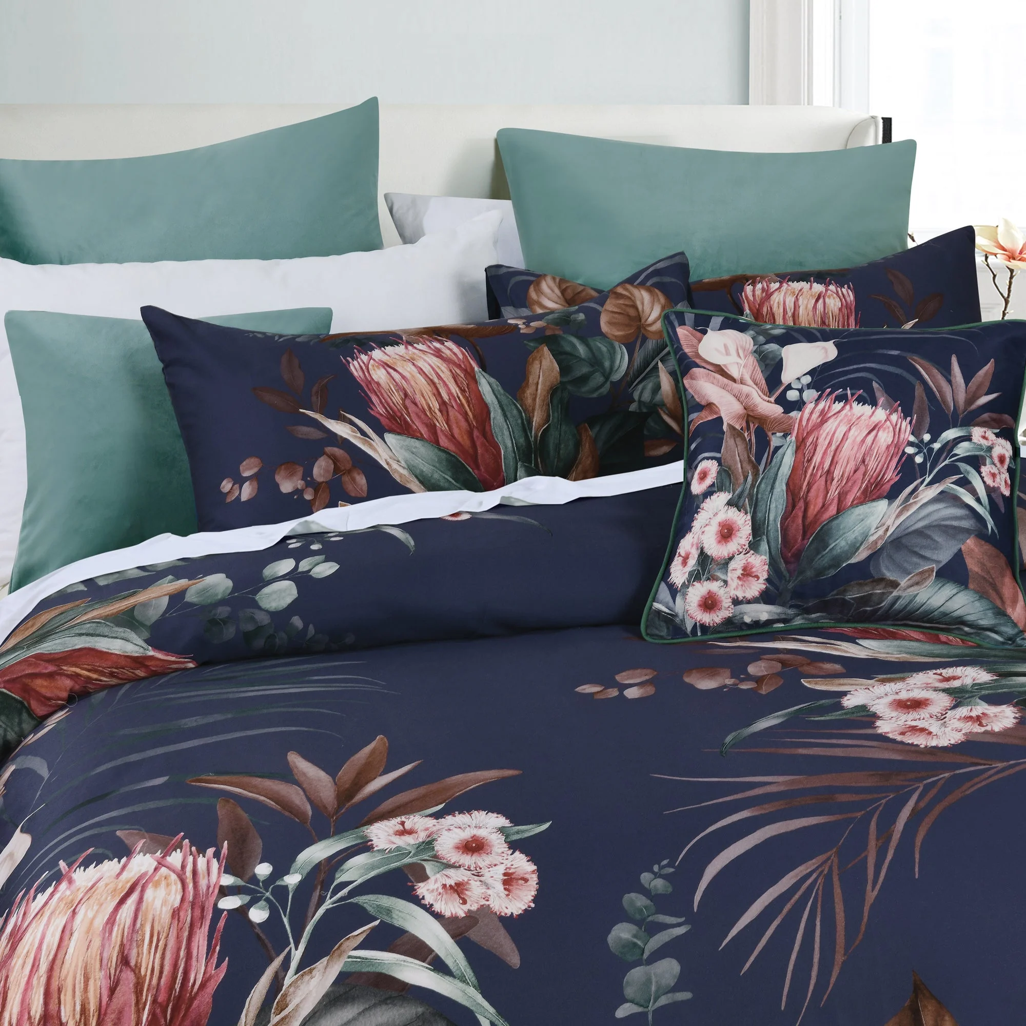 Balwyn Quilt Cover Set Indigo - Image 2
