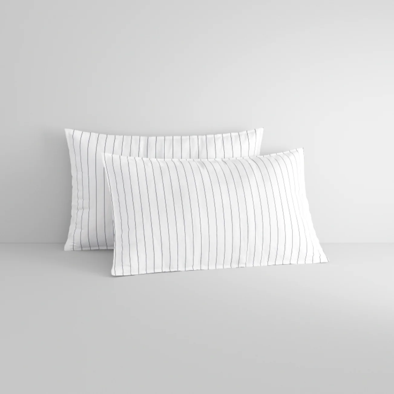 Bayley Stripe Washed Percale Quilt Cover Set - Image 2