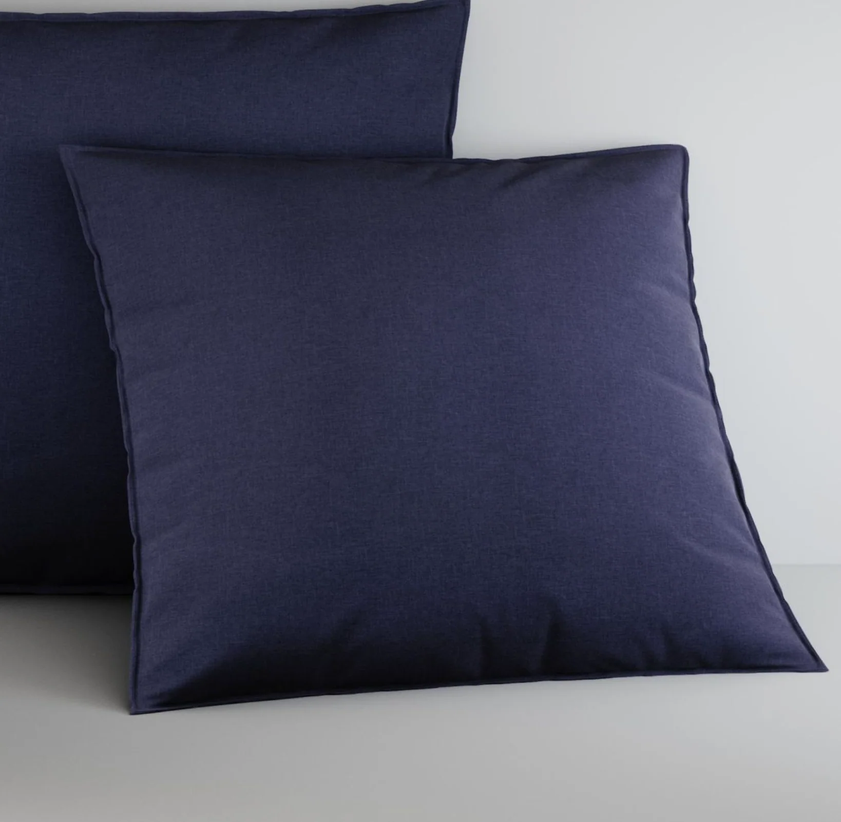 Bayley Washed Percale European Pillowcase Pair - Image 2