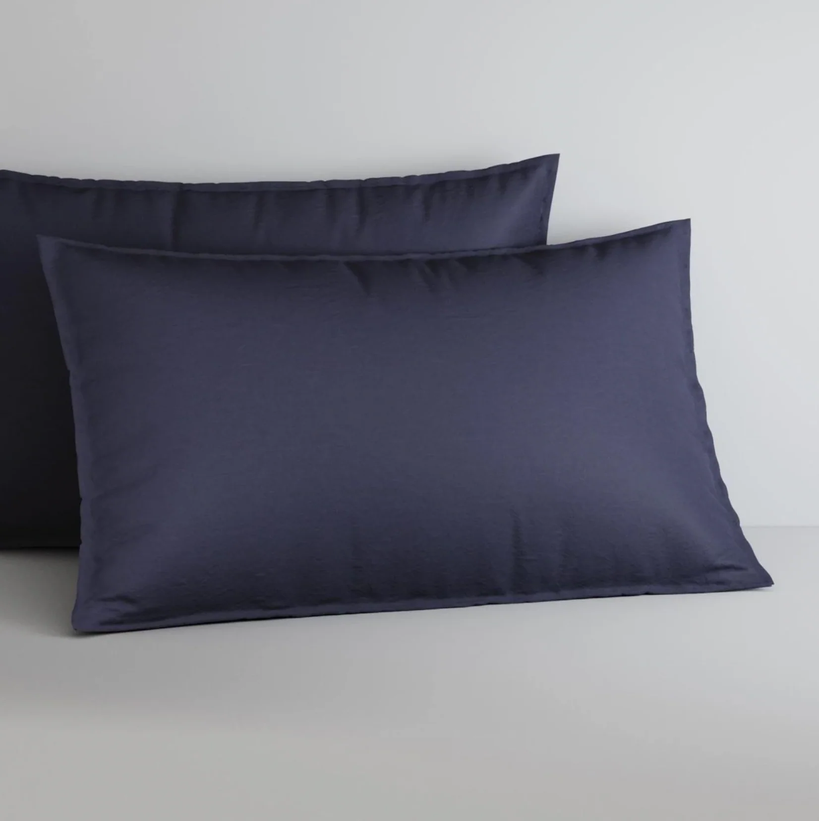 Bayley Washed Percale Pillowcase Pair - Image 3