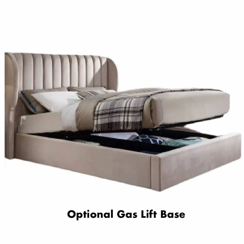 Belair Upholstered Bed With Wings - Image 3