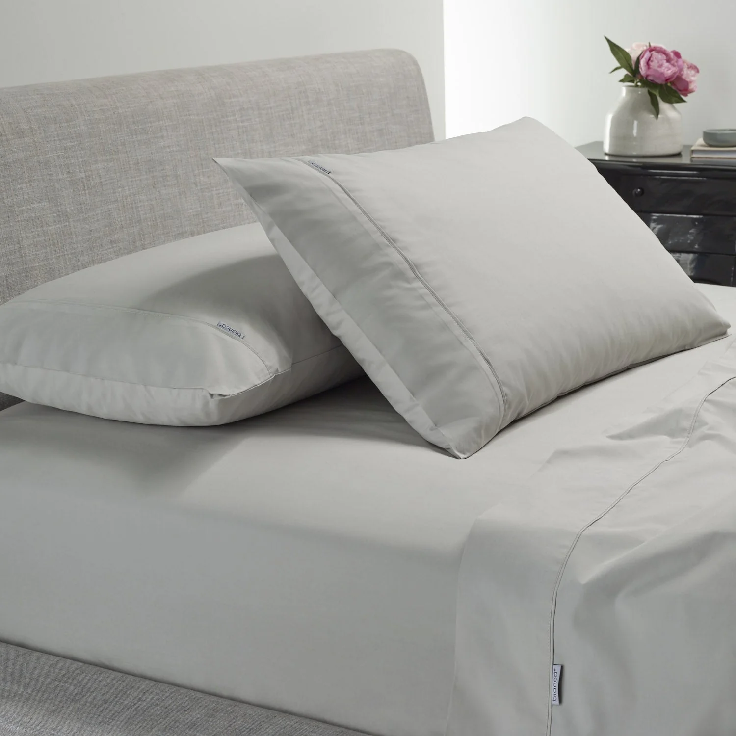 Heston 300 Thread Count Cotton Percale Sheet Set - Image 6