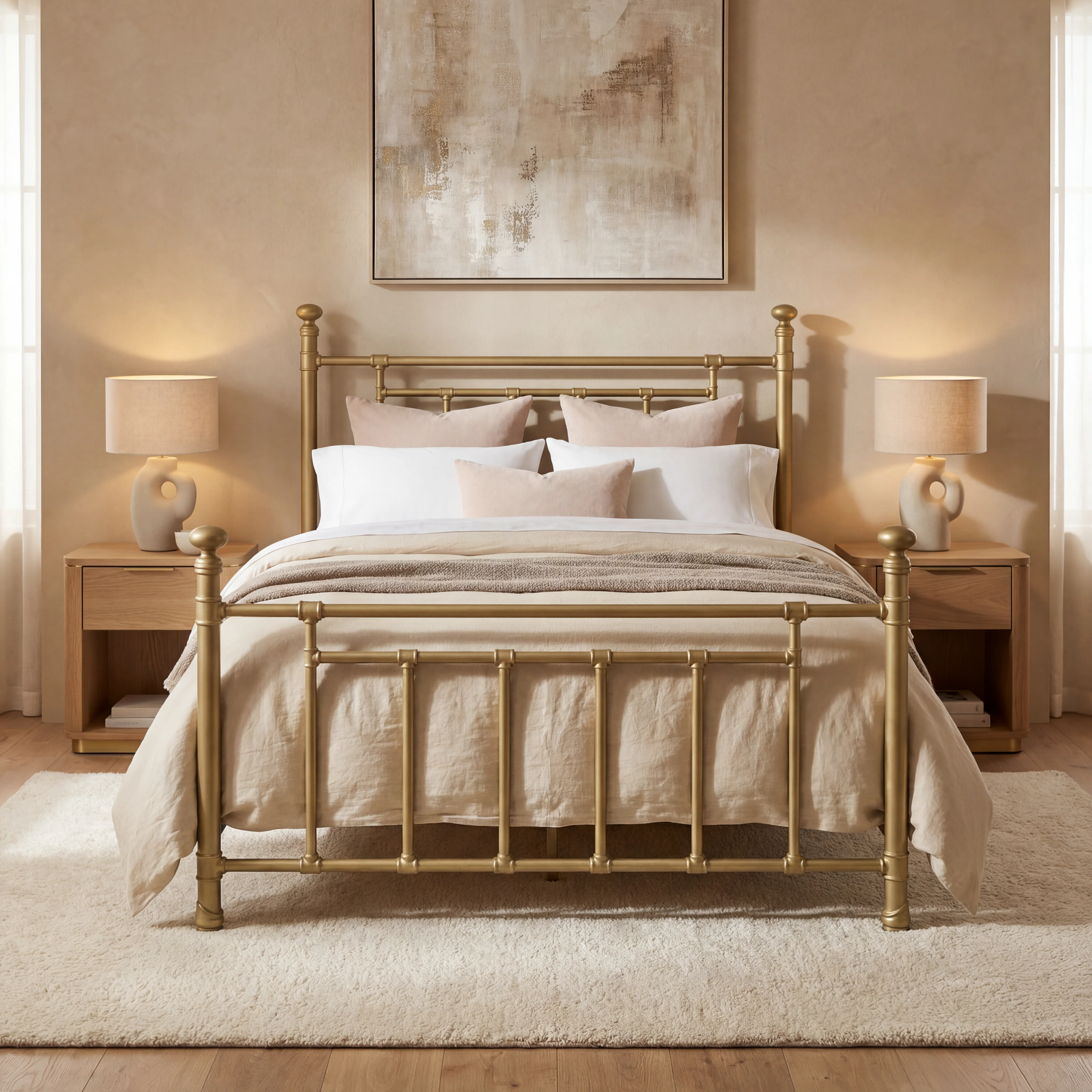 Blake Cast Iron Bed Frame - Image 11