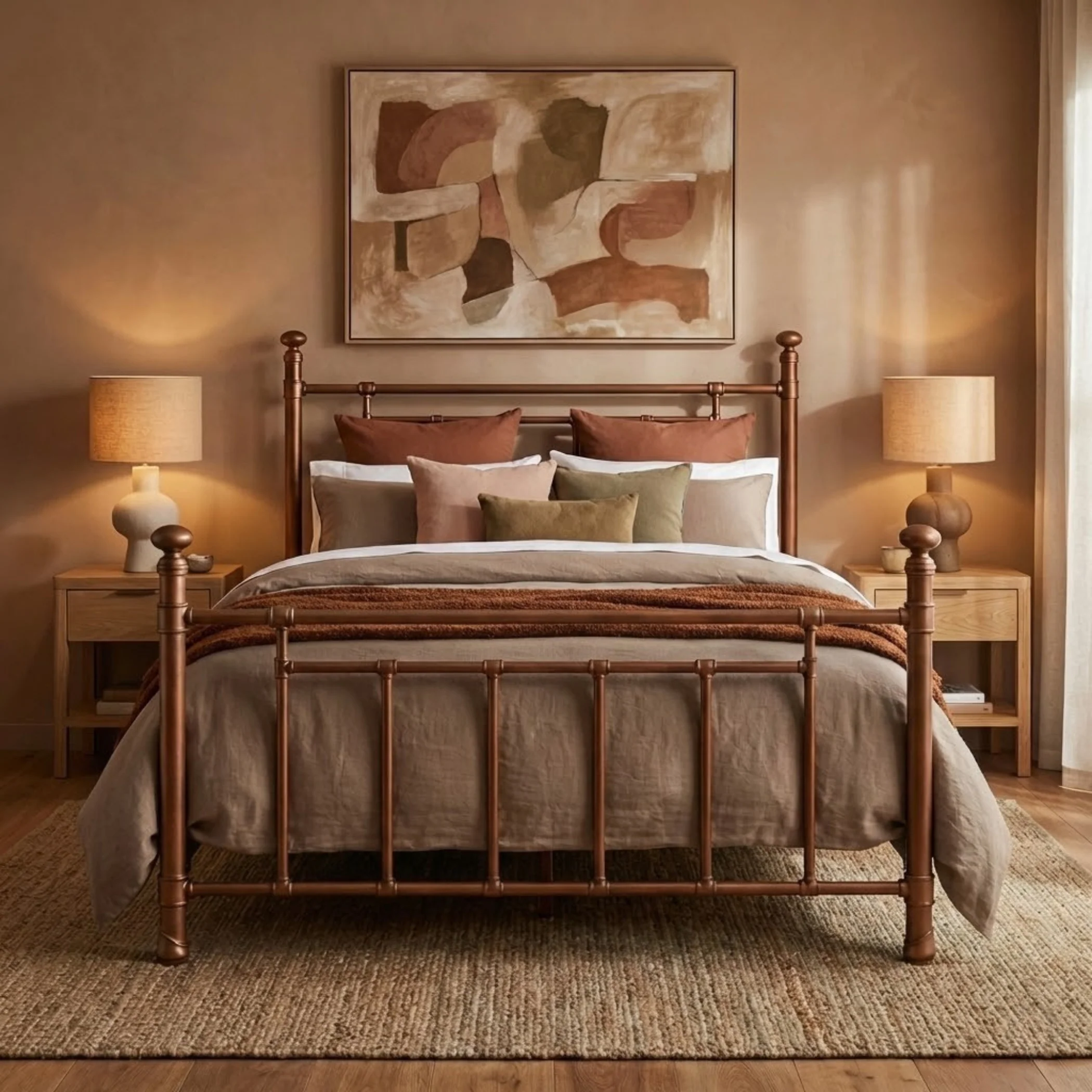 Blake Cast Iron Bed Frame - Image 3