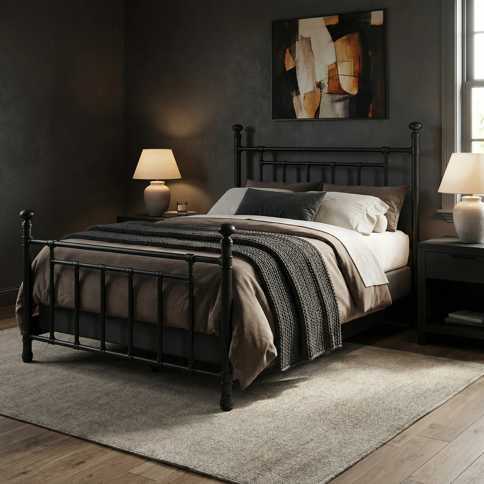Blake Cast Iron Bed Frame - Image 7