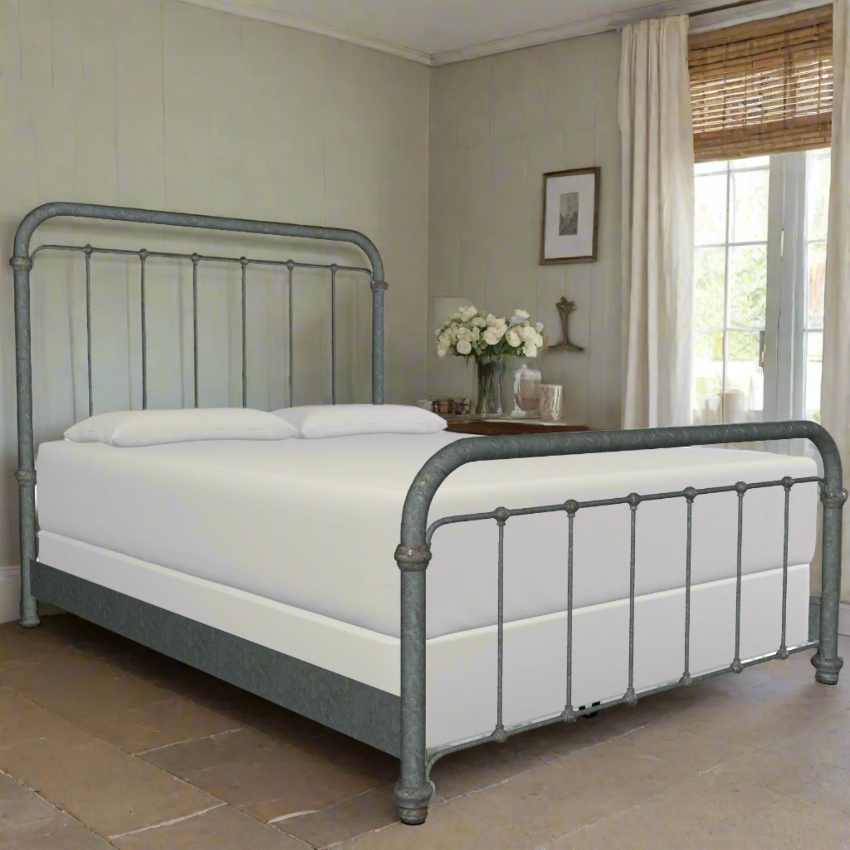 Braden Cast Iron Bed Frame - Image 3