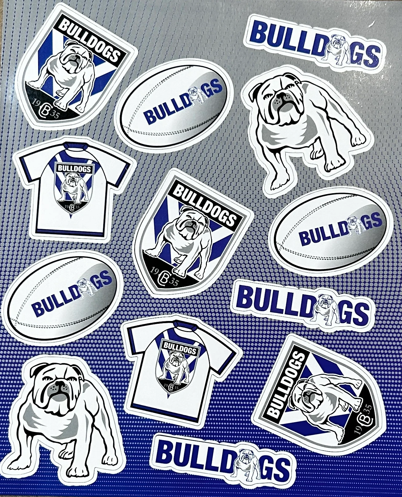 Canterbury Bulldogs Sheet of Magnets - Image 2