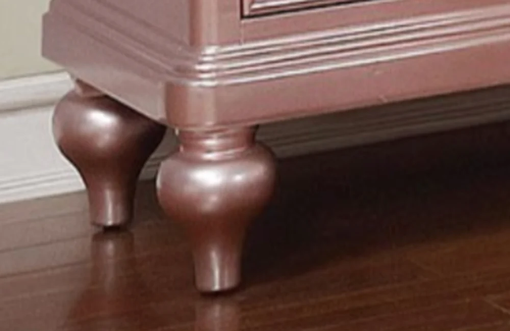 Carina Wood and Mirror Bed Frame - Image 3