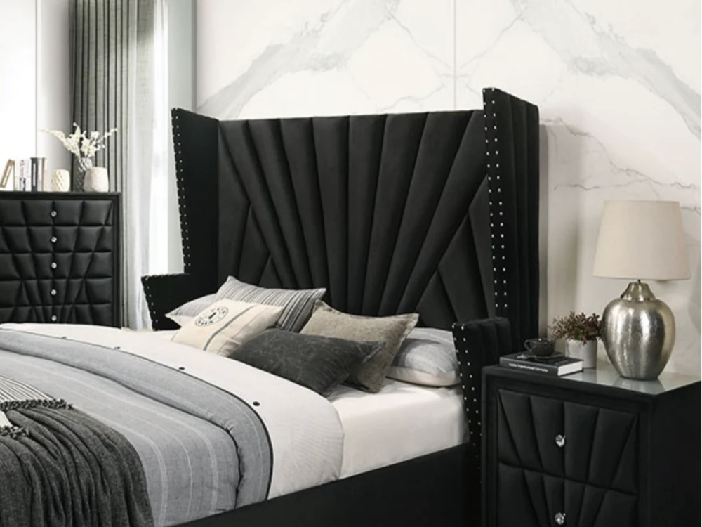 Carissa Upholstered Bed Frame - Image 2