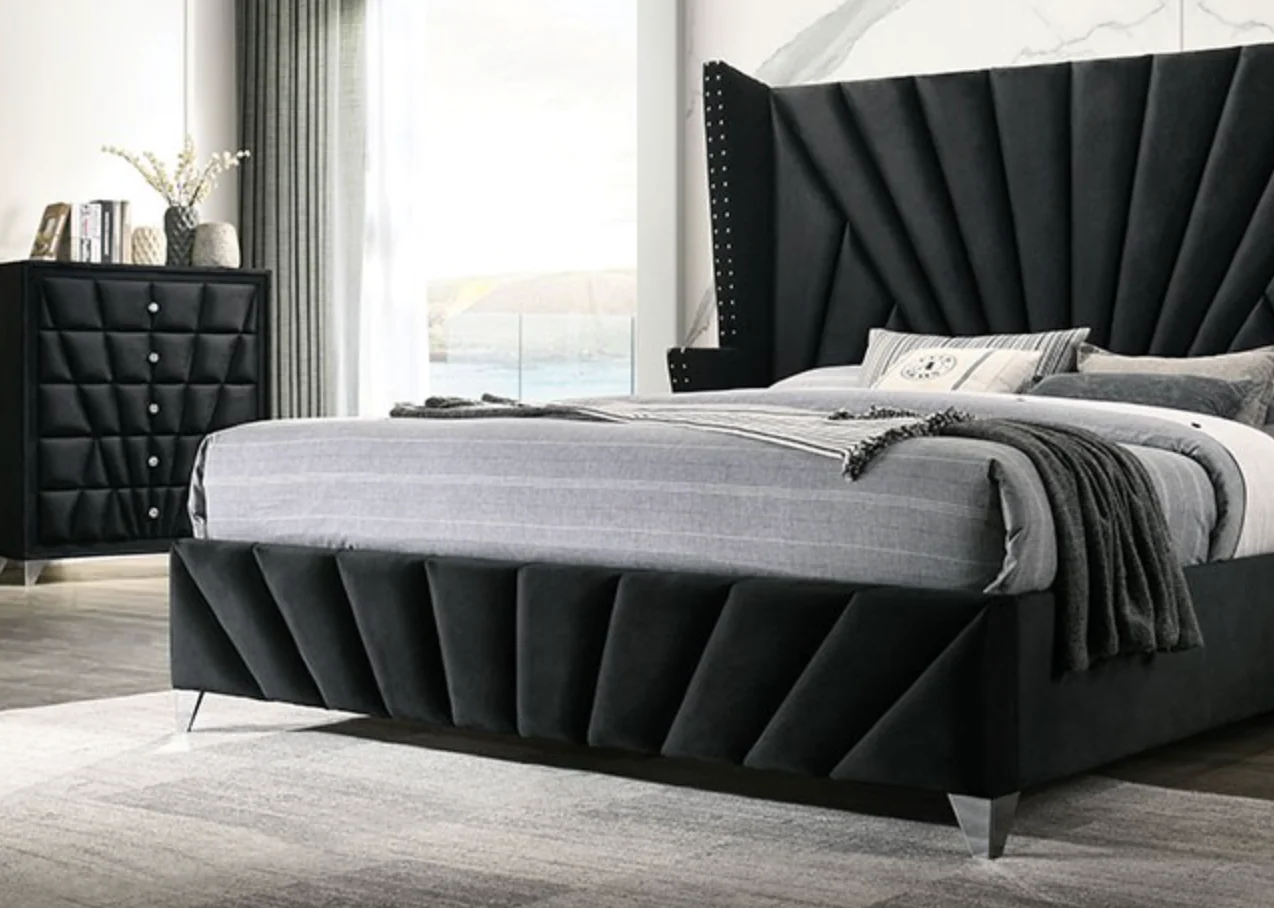 Carissa Upholstered Bed Frame - Image 3