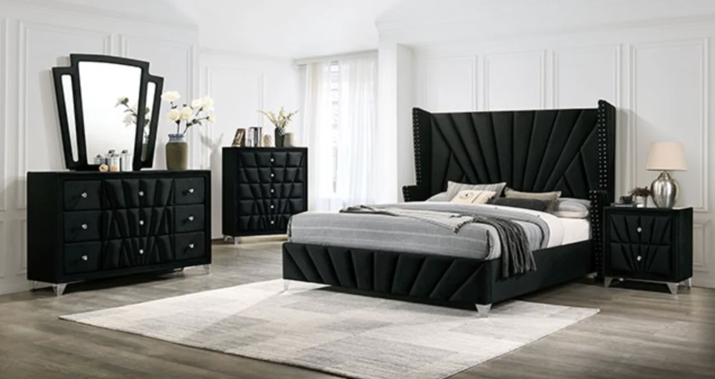 Carissa Upholstered Bed Frame - Image 4