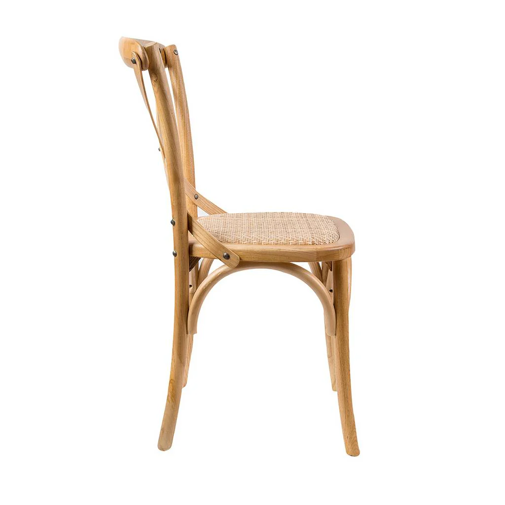 Rattan Dining Chair Natural - Image 4