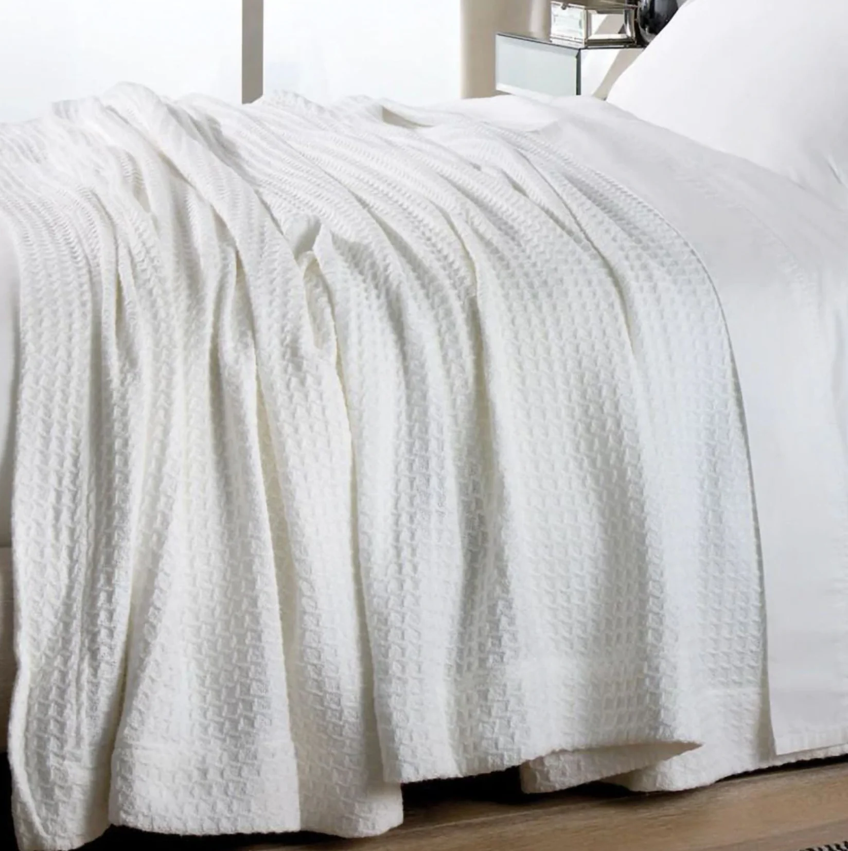 Cotton Waffle Blanket - Image 2