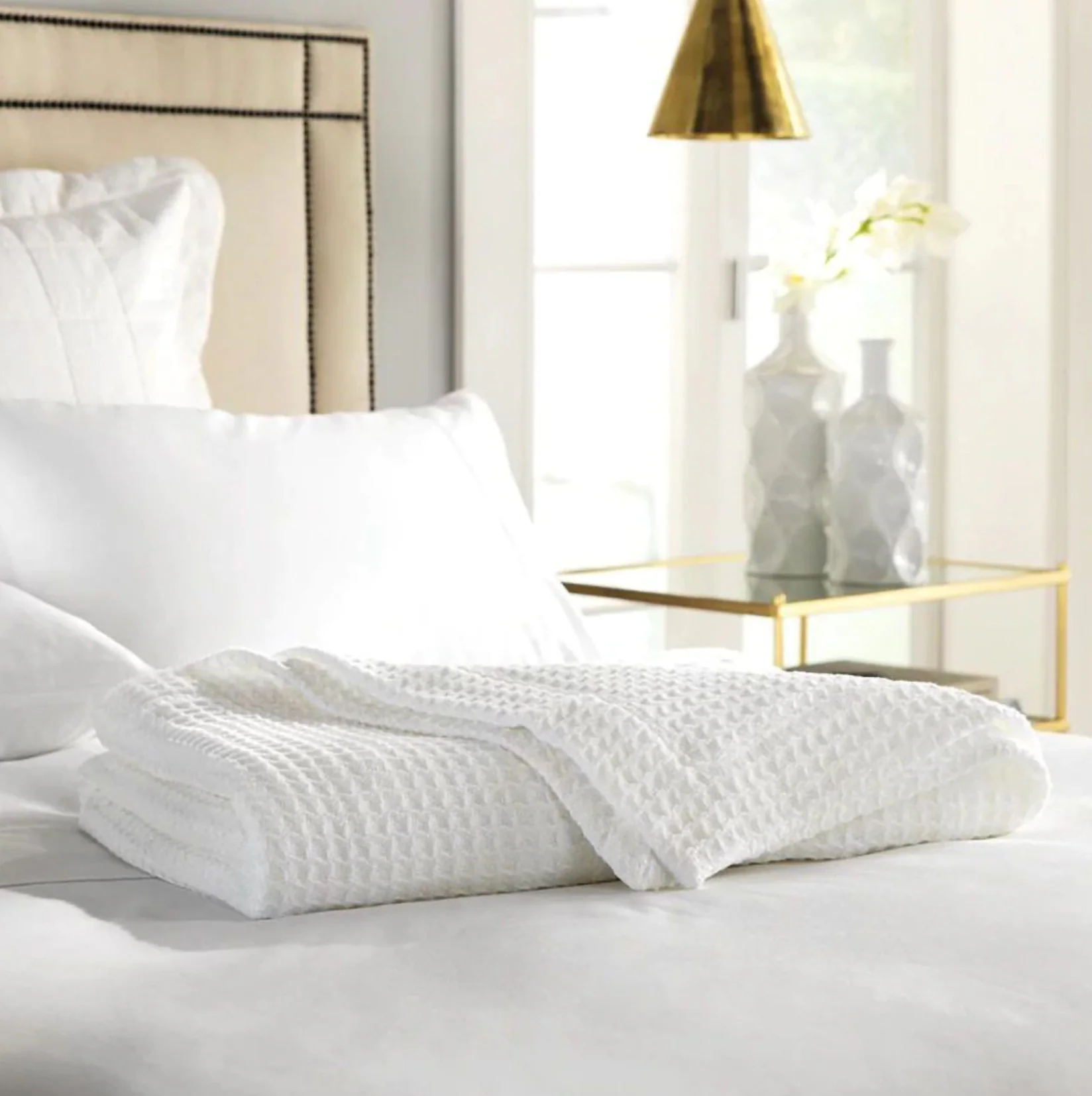 Cotton Waffle Blanket - Image 3