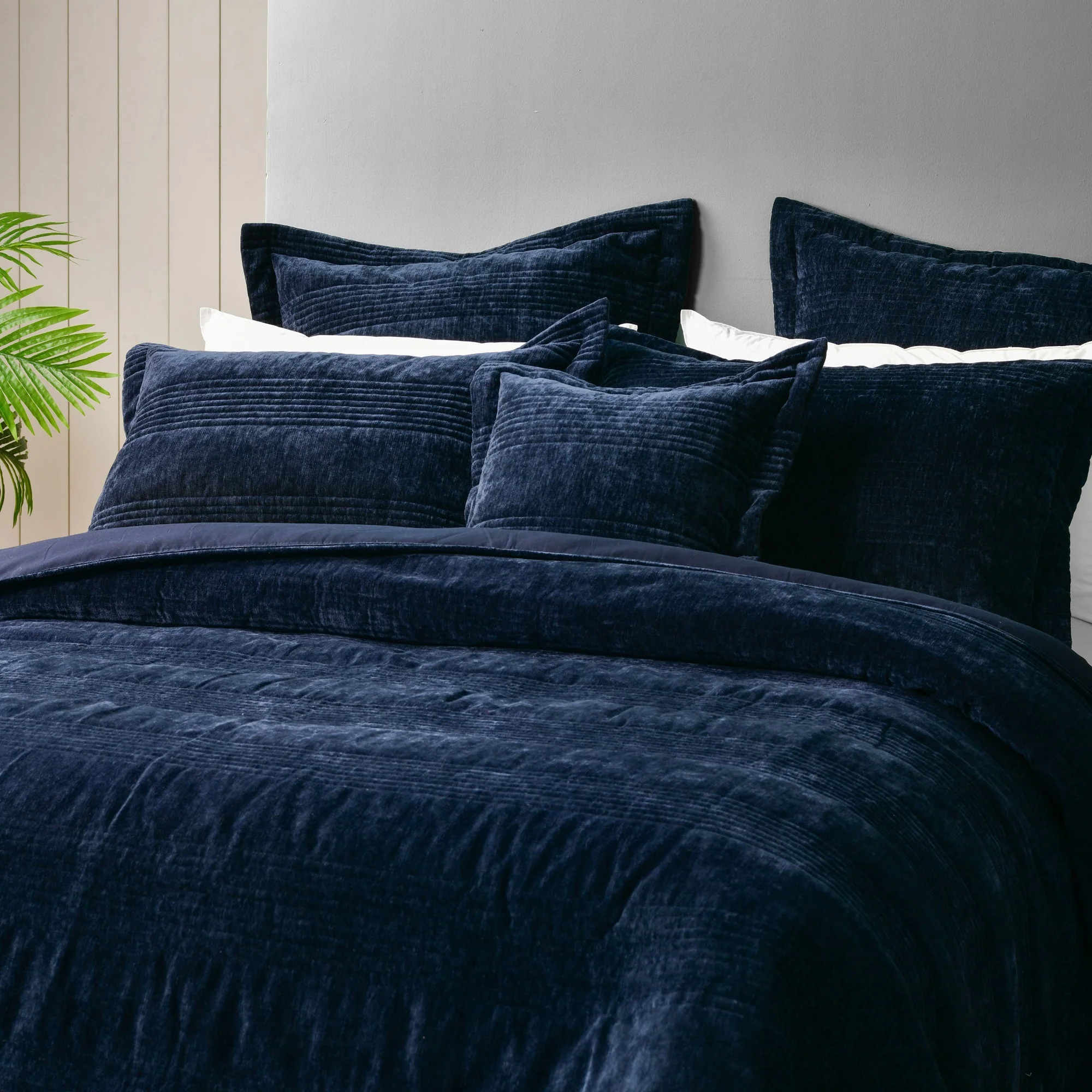Cyrano Coverlet Set Indigo - Image 2