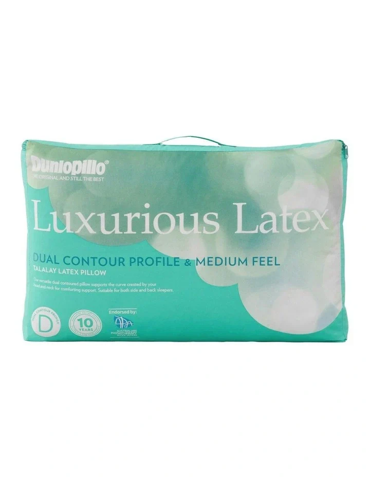 Luxurious Latex Contoured Profile & Medium Feel Pillow - Image 5