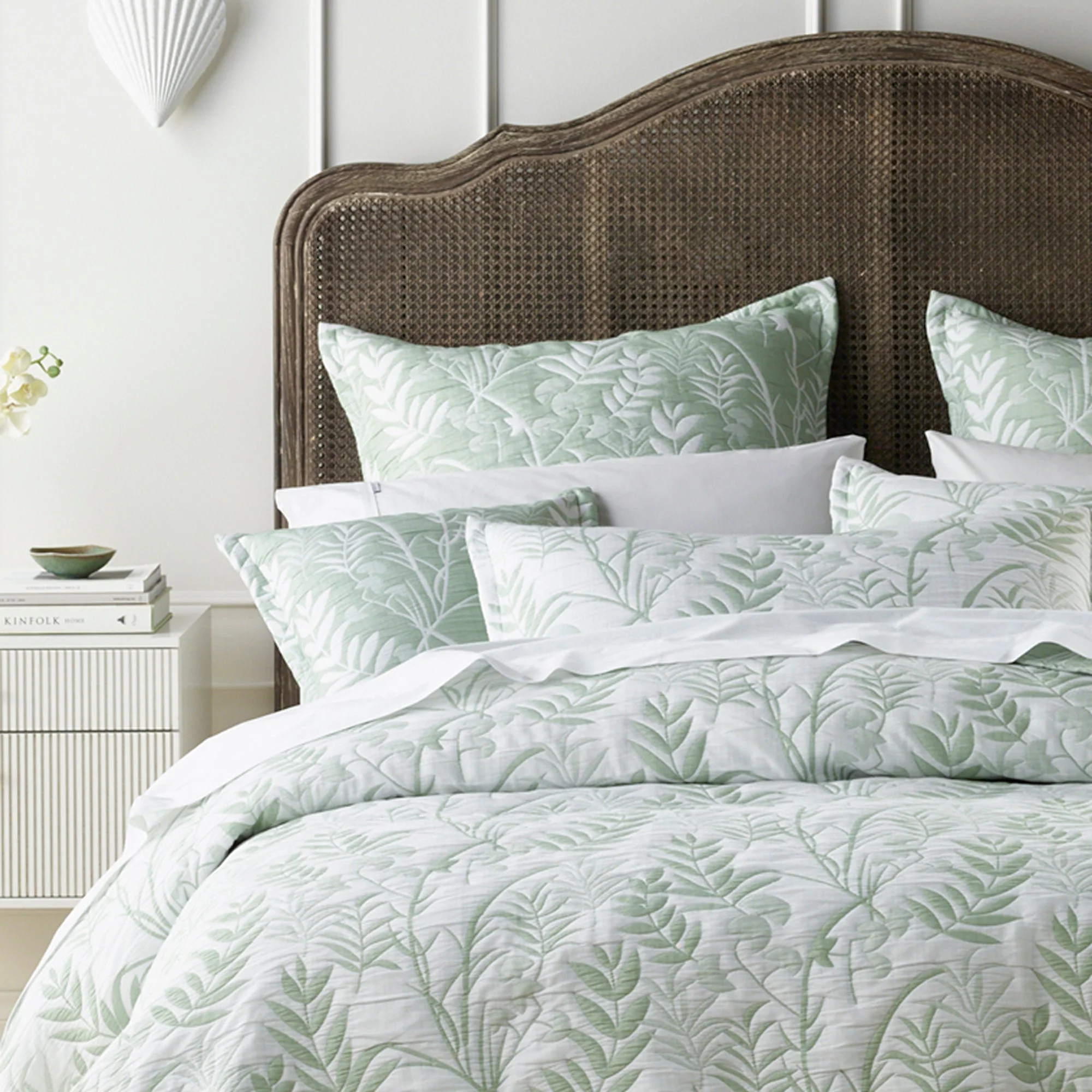Eden Bedspread Set Sage - Image 3