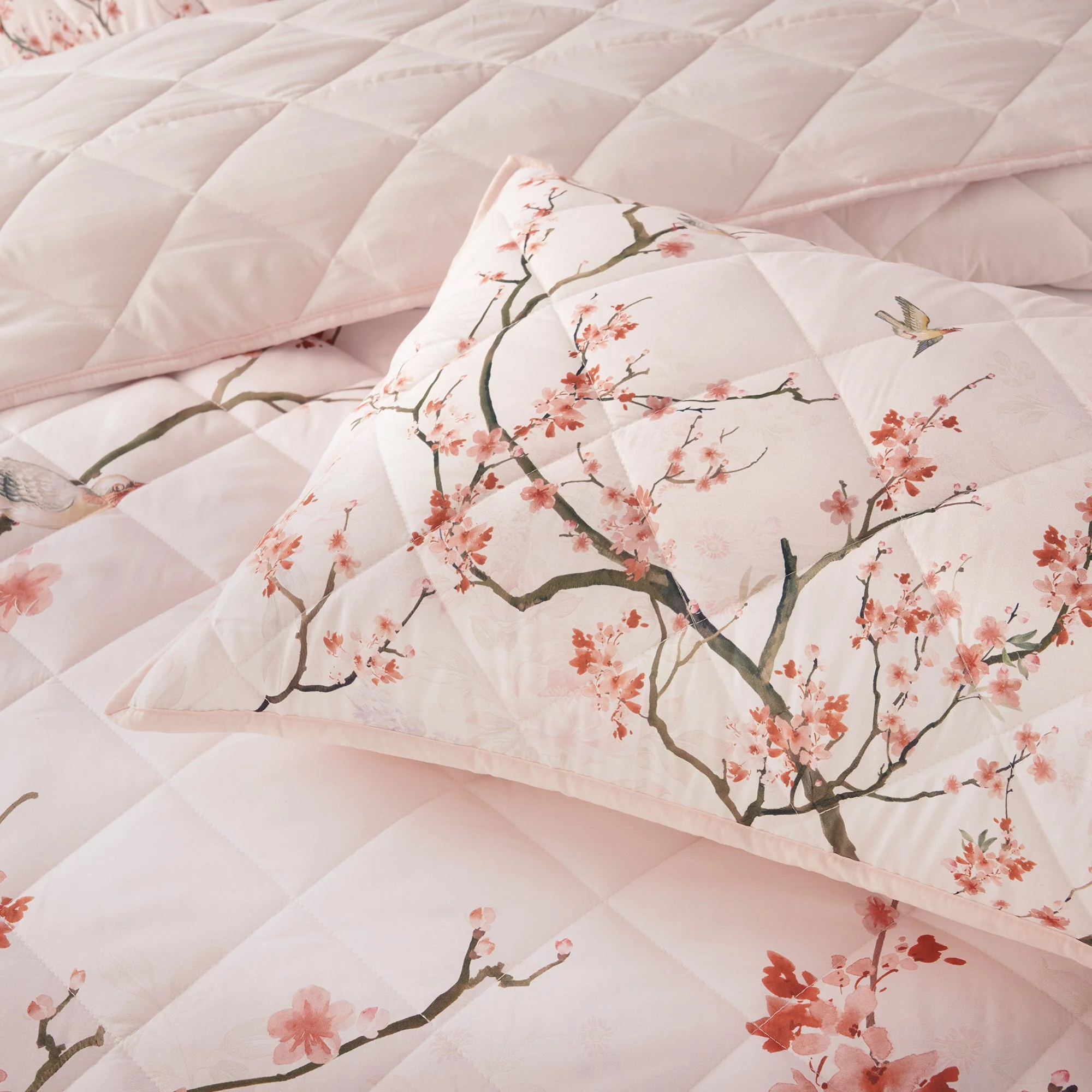 Evelyn Bedspread Set Blush - Image 3
