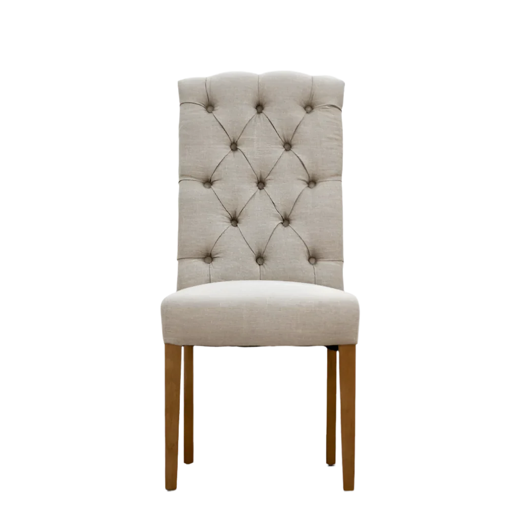 Felice Linen Chair - Image 2