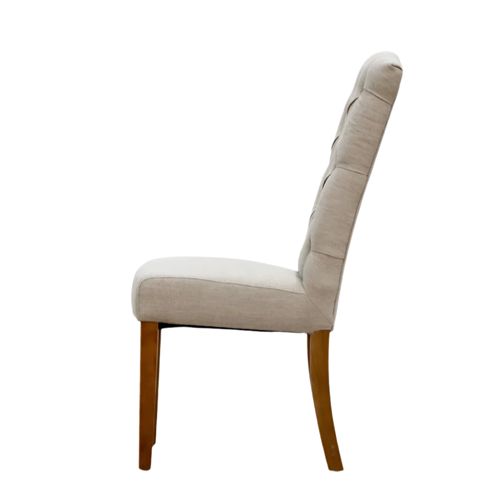 Felice Linen Chair - Image 3