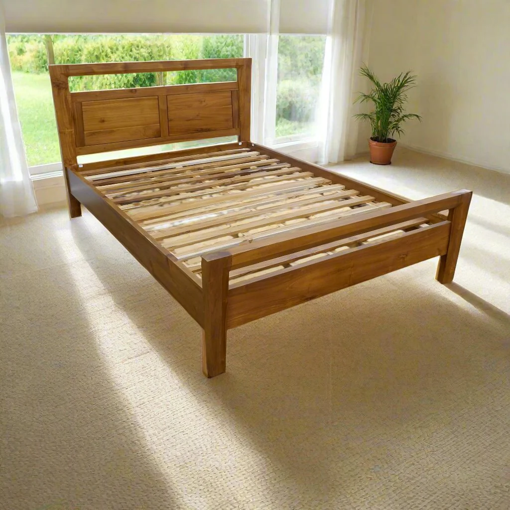 Felipe Wood Bed Frame - Image 3