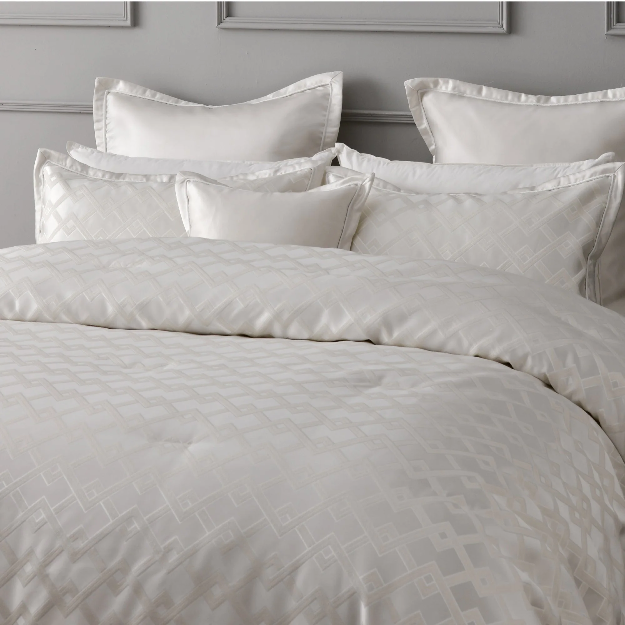 Firenze Comforter Set Pearl White - Image 2