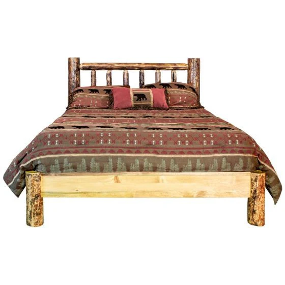 Glacier Country Wood Bed Frame  Low Foot - Image 3