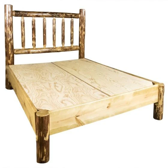Glacier Country Wood Bed Frame  Low Foot - Image 5