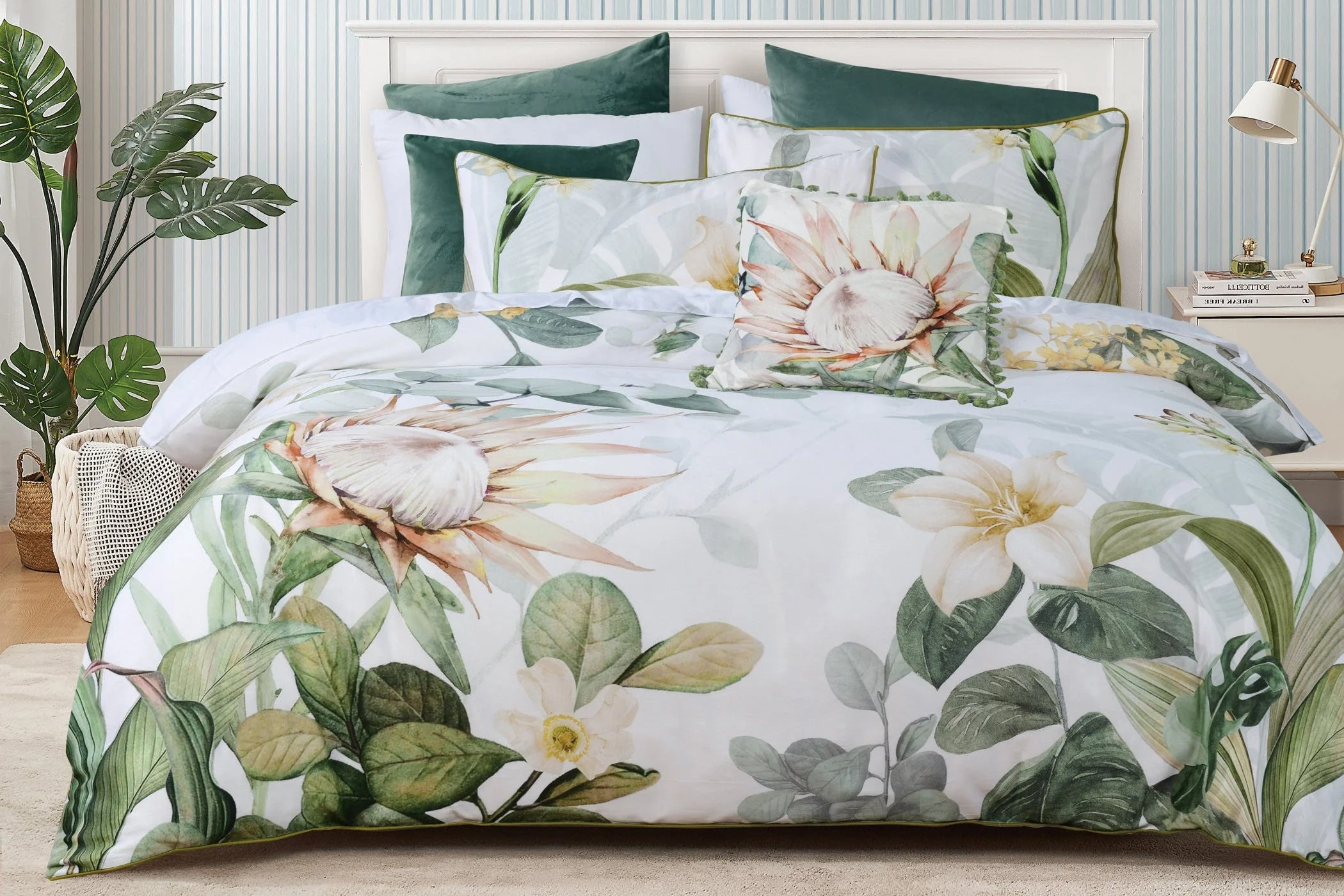 Helensvale Quilt Cover Set White - Image 2