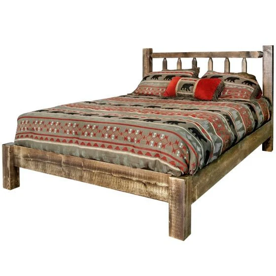 Homestead Wood Bed Frame Low Foot - Image 3