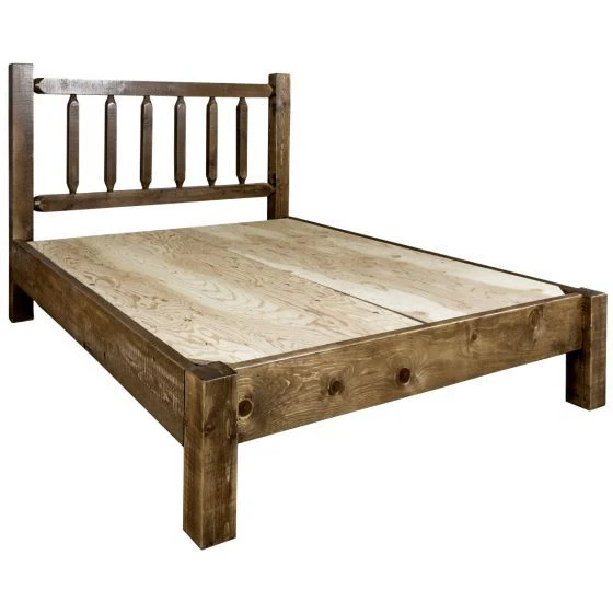 Homestead Wood Bed Frame Low Foot - Image 5