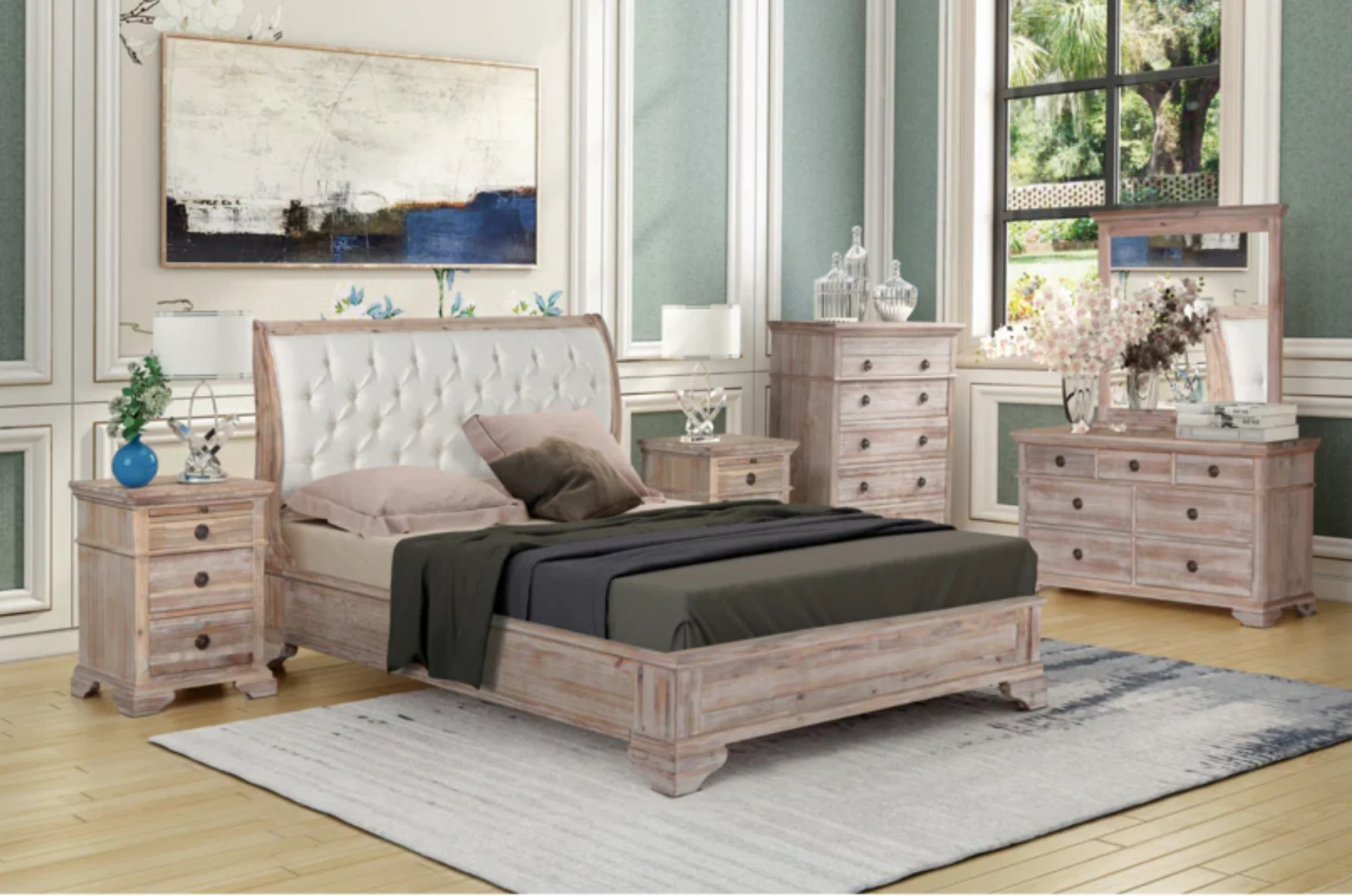 Ibiza Low Foot Upholstered Bed Frame - Image 3