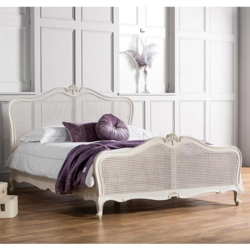 Isabelle Cane and Wood Bed - Image 3