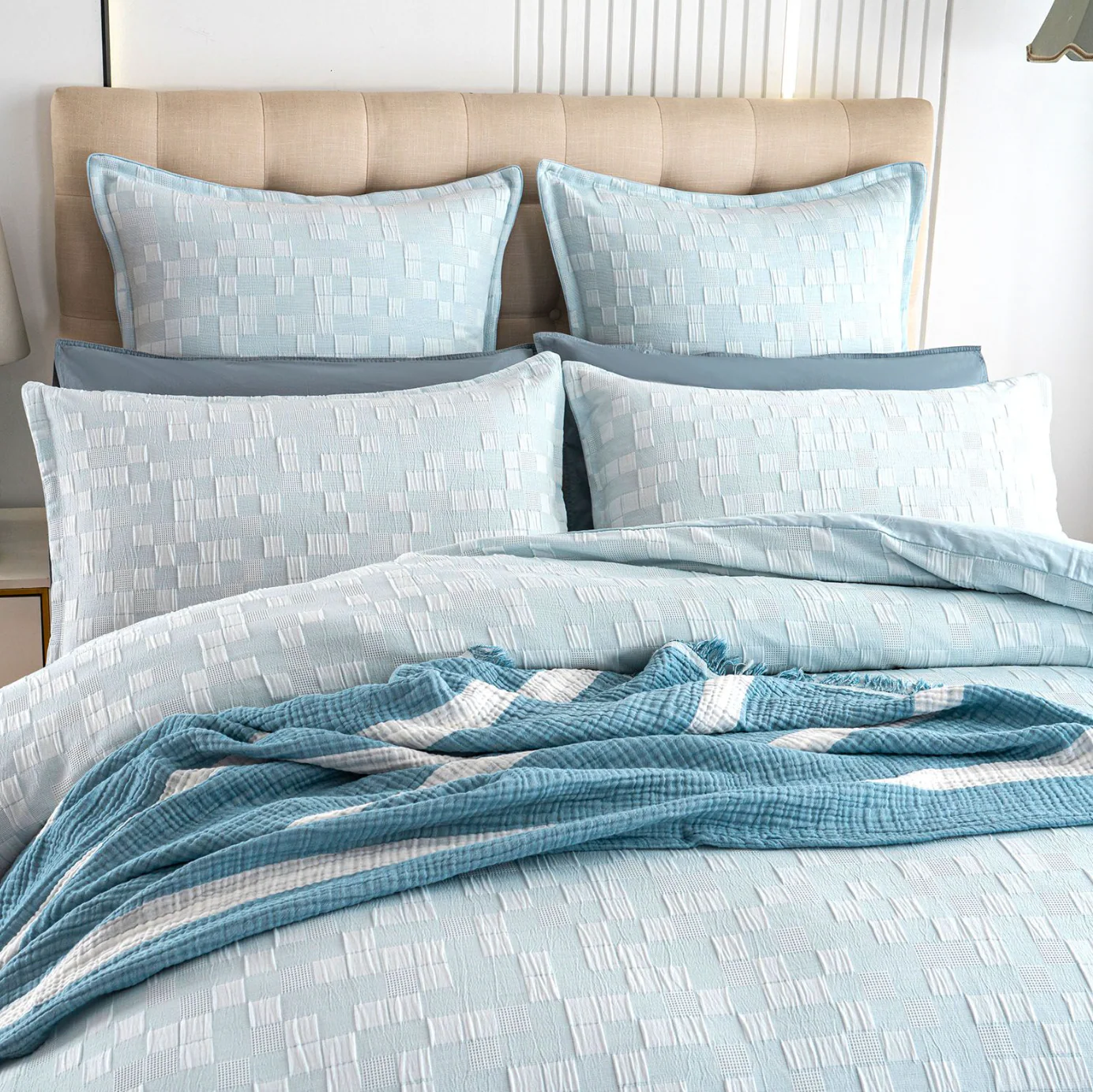 Jervis Check Quilt Cover Set - Image 2